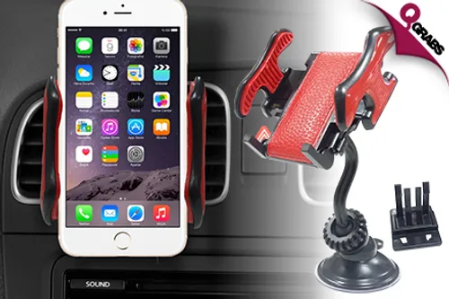 From QR29 Grab a Universal Device Holder for Your Car with a Flexible Stand & Rotating Holder! (Up to QR100 Value)